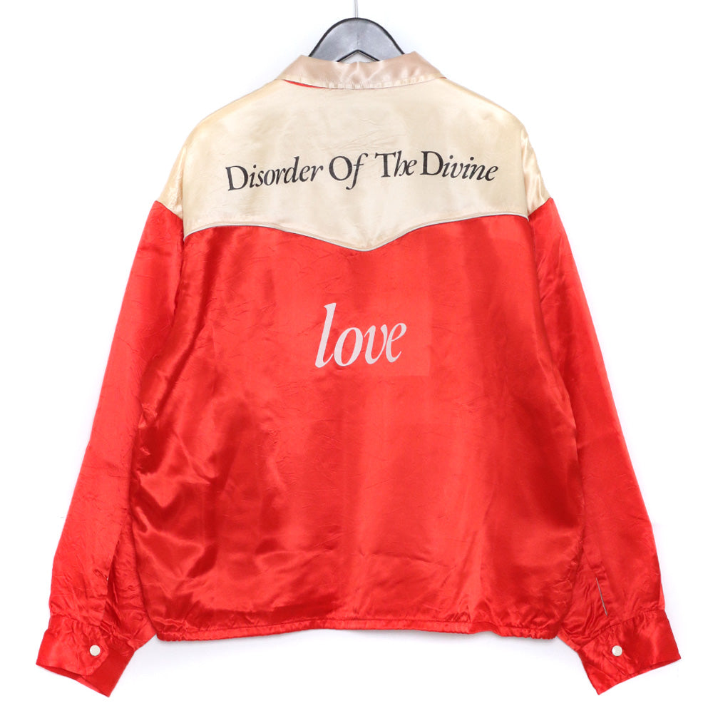SAINT MICHAEL 23SS Western Shirt Jacket Red Size L