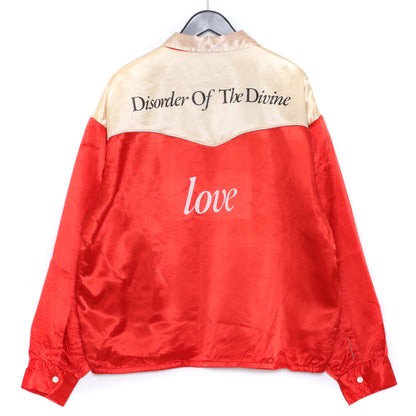 SAINT MICHAEL 23SS Western Shirt Jacket Red Size L