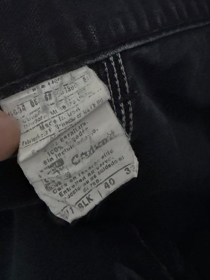 Vintage Carhartt Faded Black Double Knee Work Pants