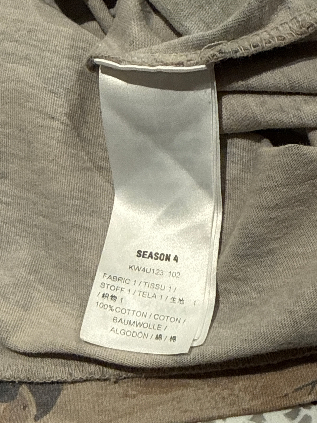 YEEZY SEASON 4 2010s Military Oversized Camo in Italy Size L