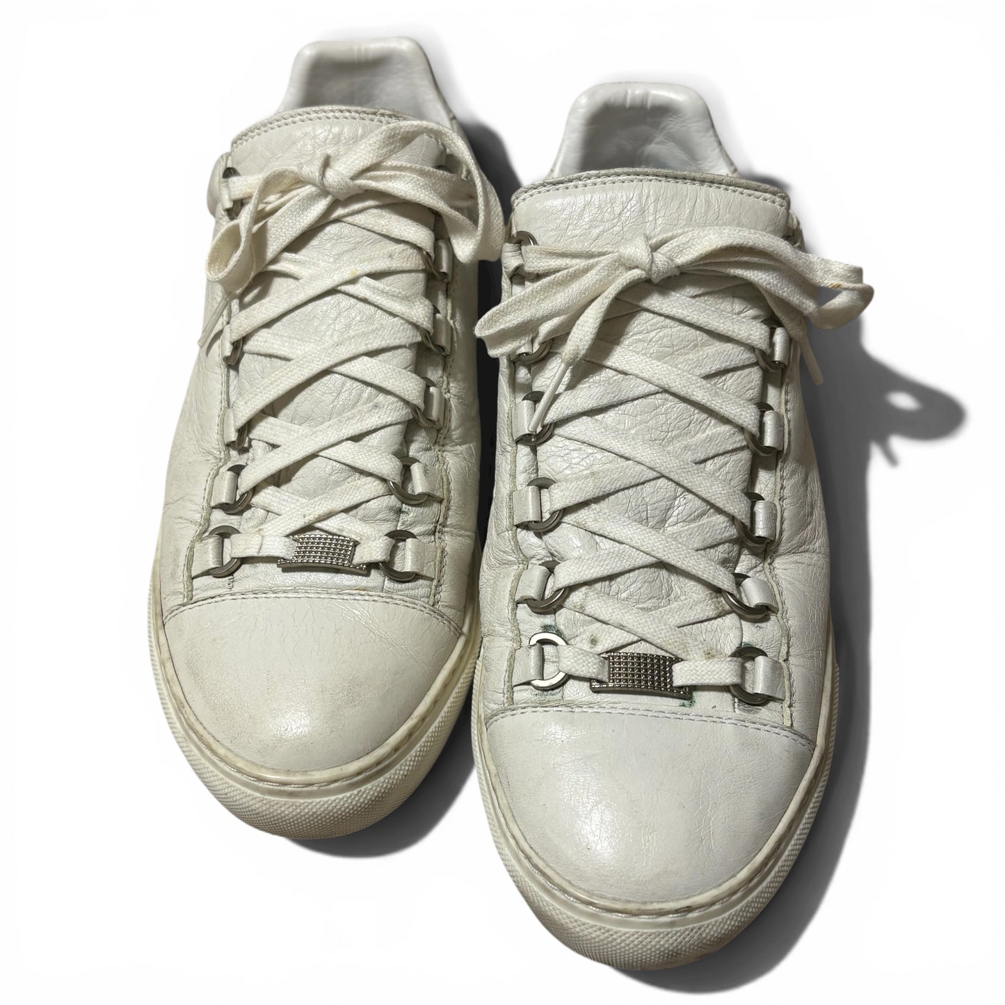 Vintage Balenciaga Arena Low White Sneakers Size EU 39