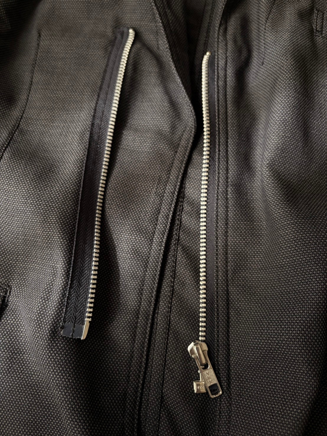 CDG HOMME DEUX 18SS Wool Zip Blazer Gray Size M