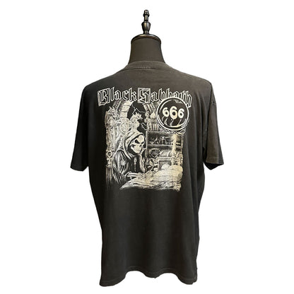 BLACK SABBATH 90s ONEITA Early Members T-Shirt Black Size XL