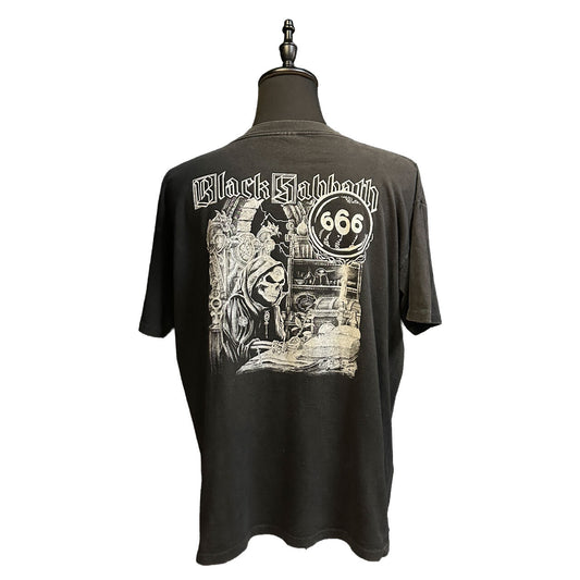 BLACK SABBATH 90s ONEITA Early Members T-Shirt Black Size XL