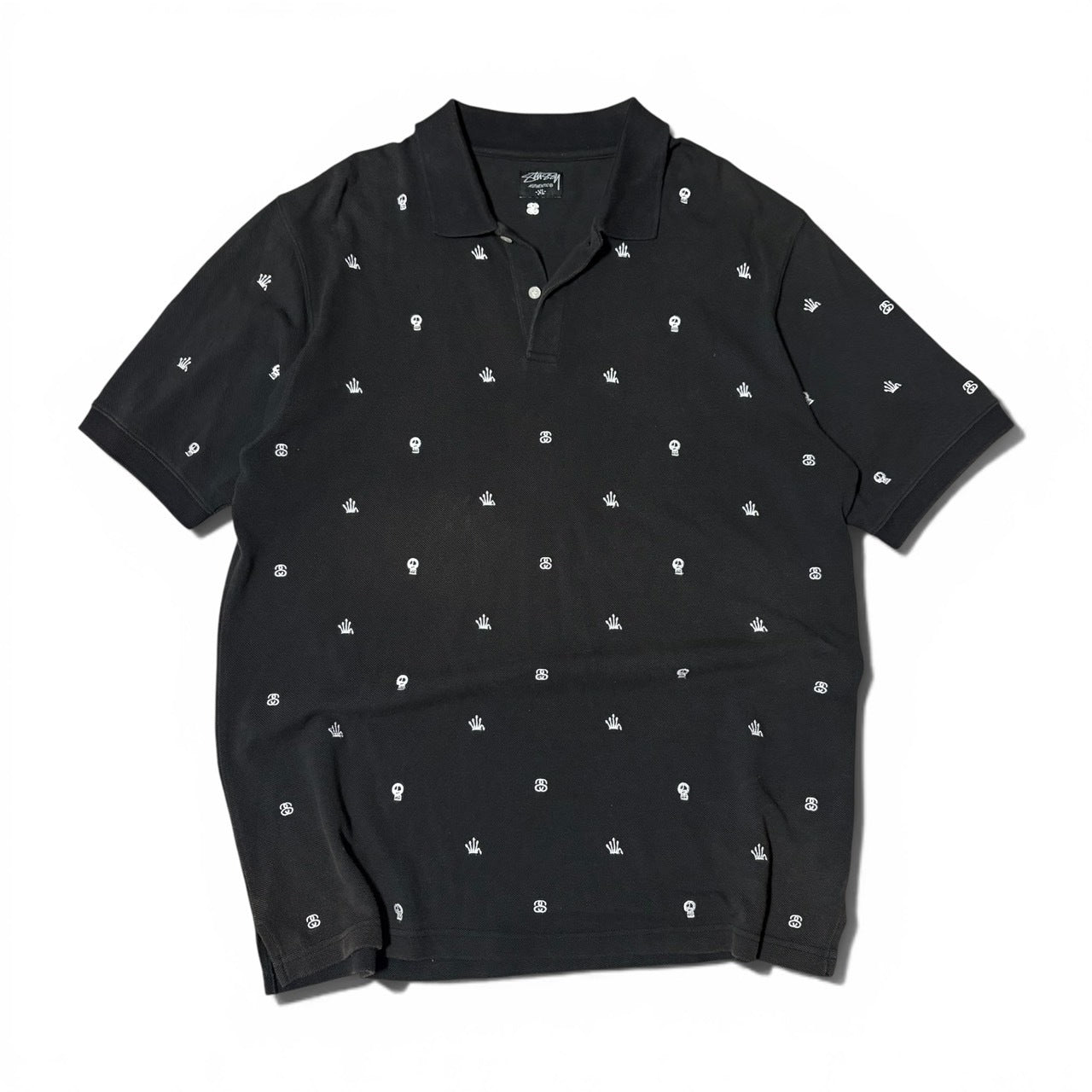Stussy 00s S/S Polo Shirt Size XL