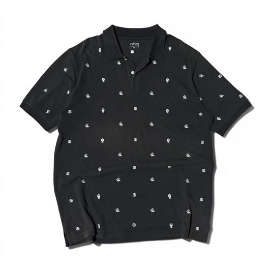 Stussy 00s S/S Polo Shirt Size XL