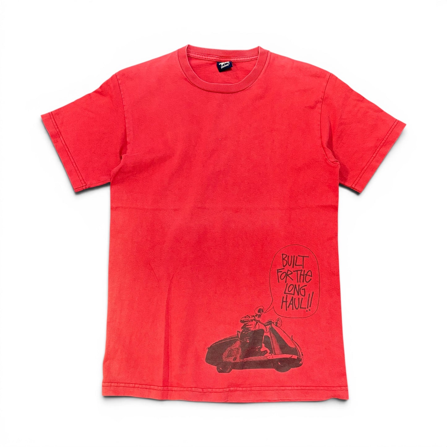 Vintage Stussy 00s Skull Scooter Shawn Logo Tee Size M