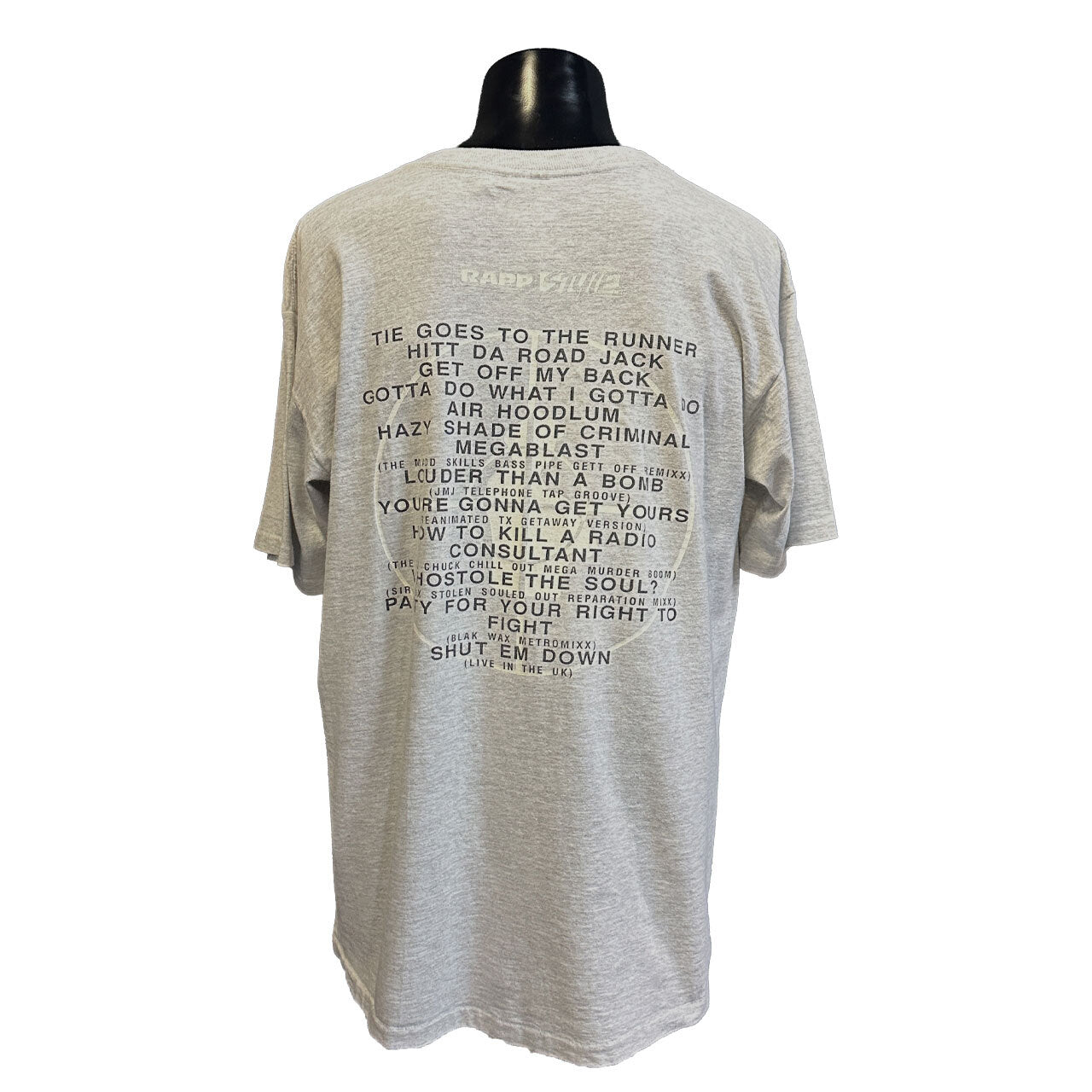 Public Enemy GREATEST MISSES 90s Vintage T-Shirt Size XL