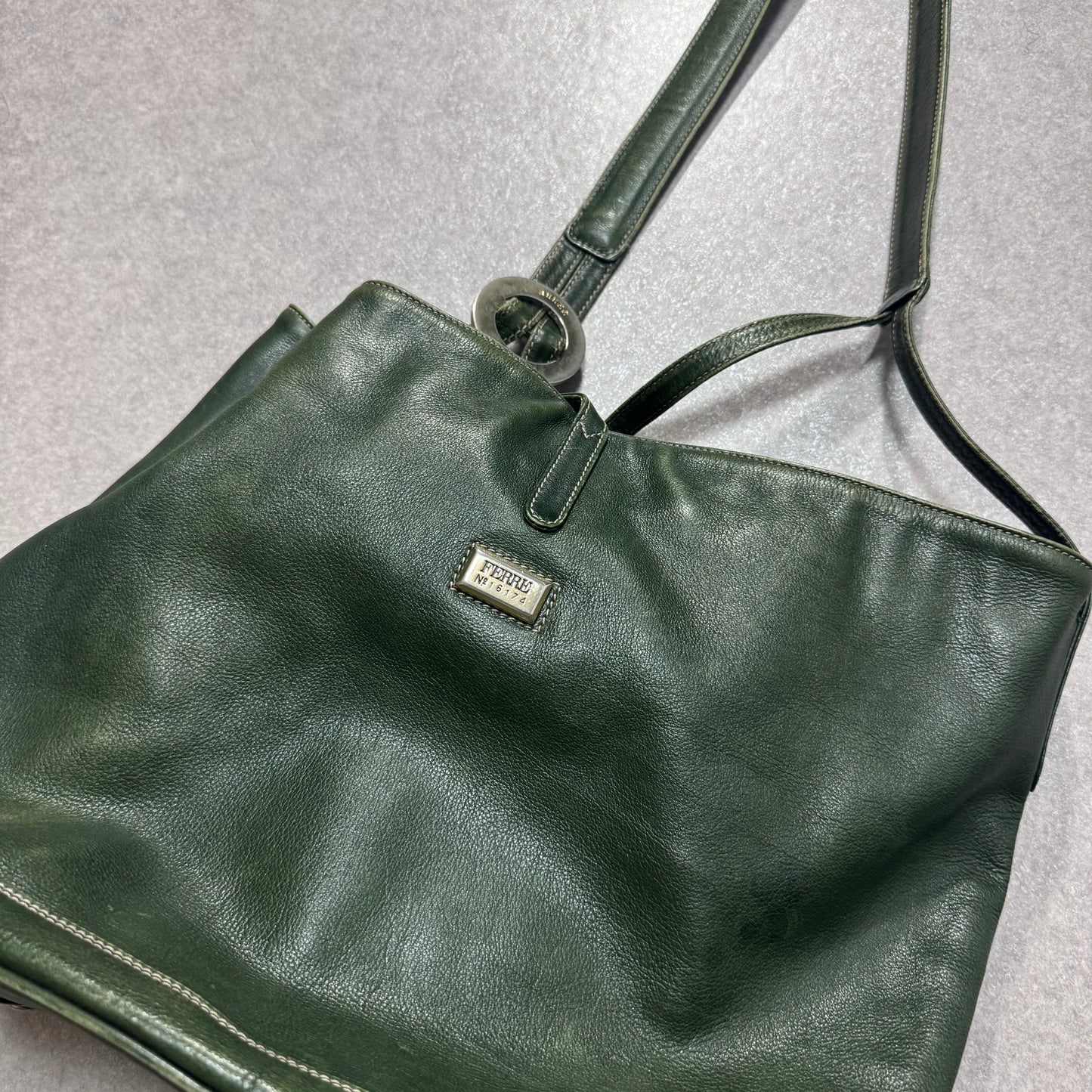 Gianfranco Ferre Green Bag