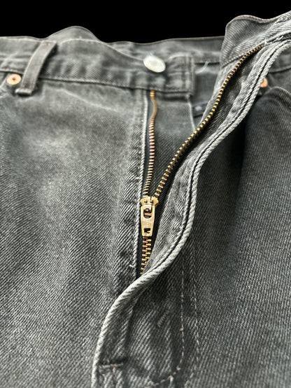 Levi's 505 Black Denim Jeans USA Made Big Size 38