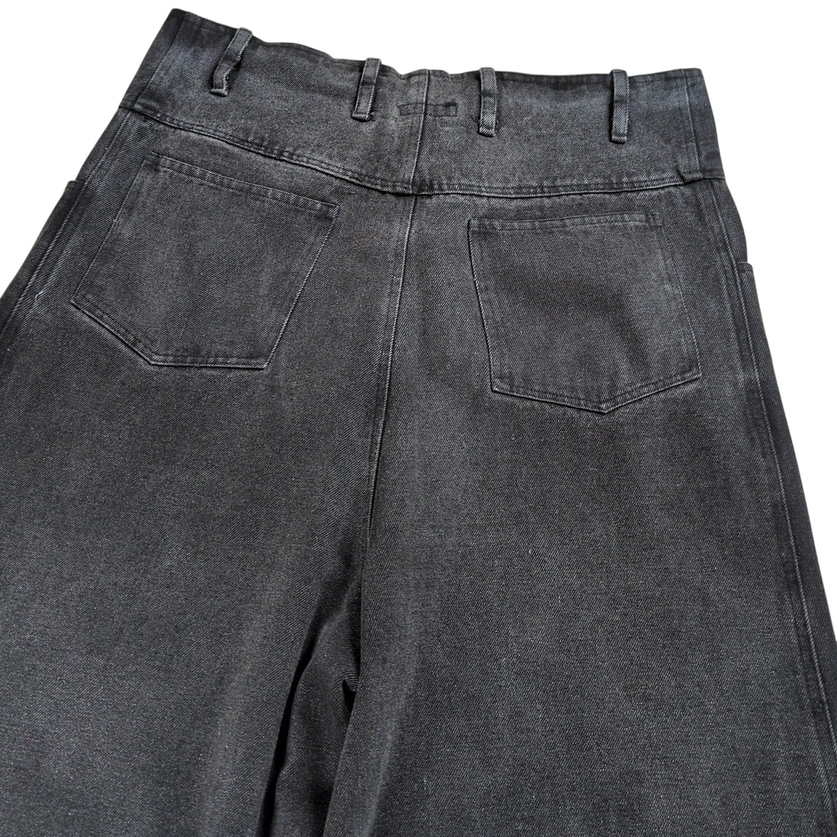 Vintage RAF SIMONS REDUX 04AW Super Wide Denim Black Size Ⅰ