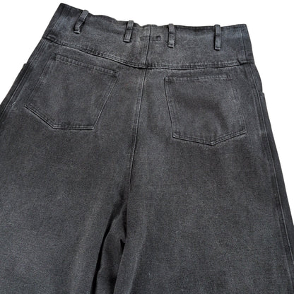 Vintage RAF SIMONS REDUX 04AW Super Wide Denim Black Size Ⅰ