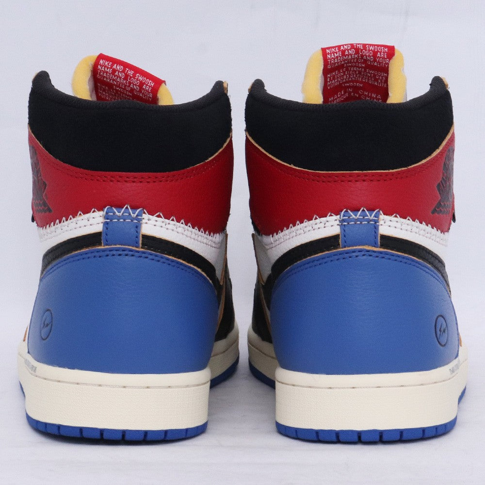 NIKE x Fragment x Union Air Jordan Sneakers Black Size 28cm