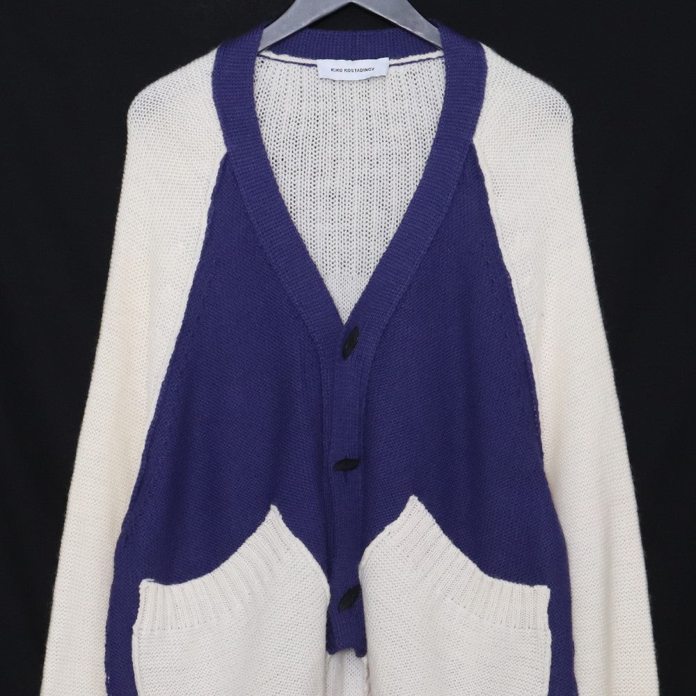 KIKO KOSTADINOV 22AW IBLISH Virgin Cardigan White Size 48
