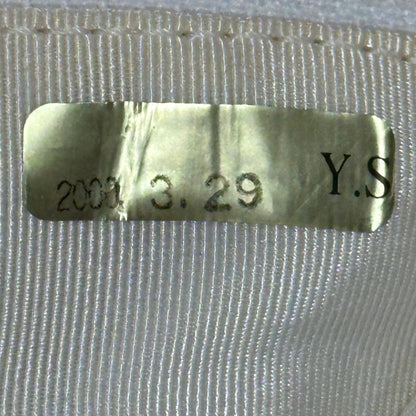 CHANEL 2000s CC Logo Backpack White