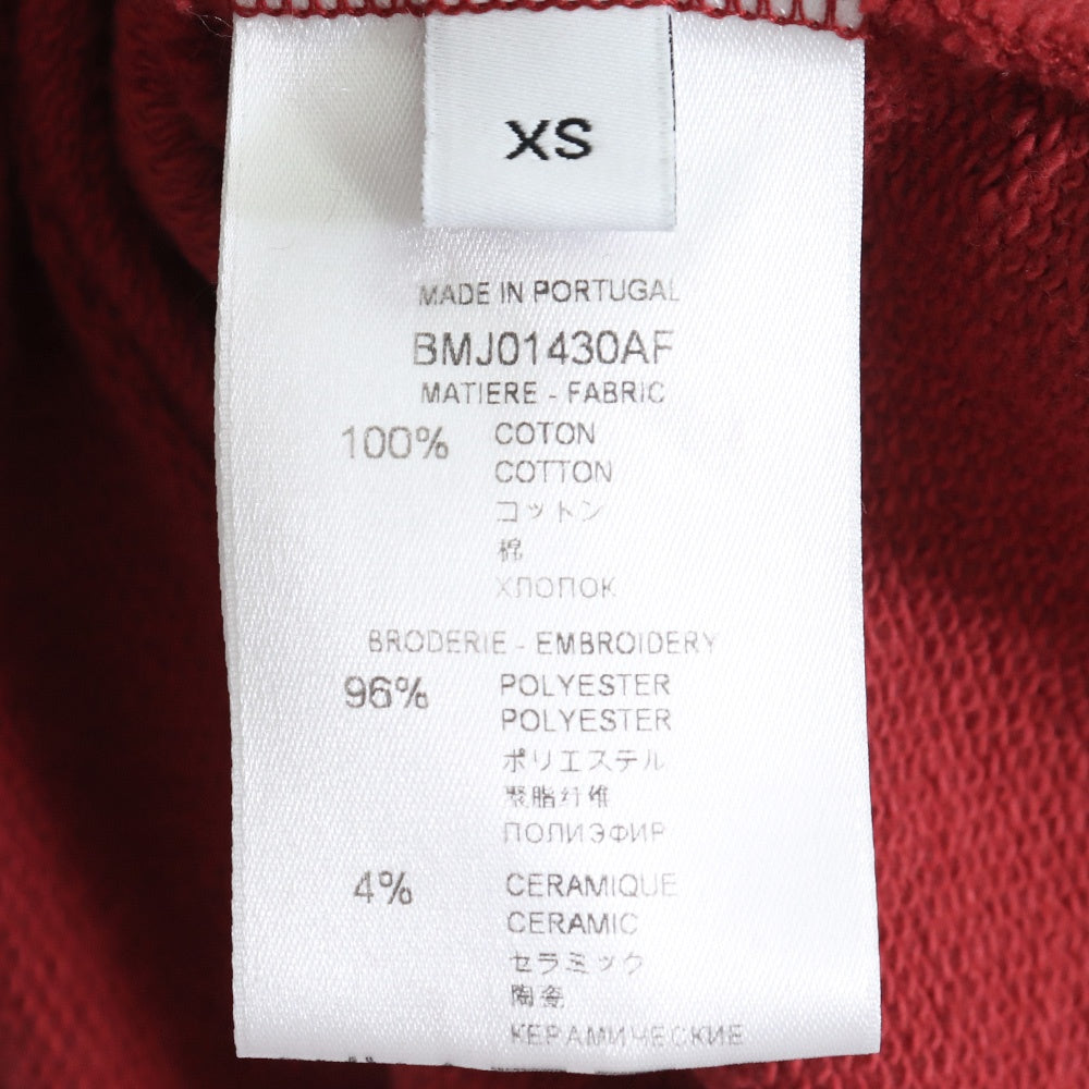 GIVENCHY 19SS 4G Emblem Embroidered Sweatshirt Red Size XS