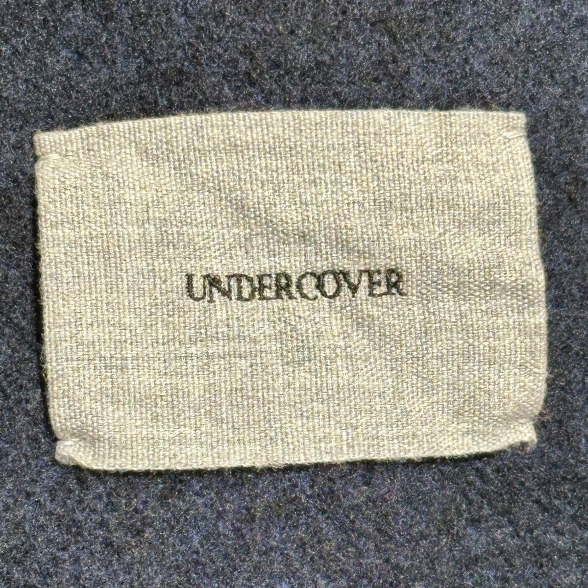 UNDERCOVER 16AW Inside-Out Wool Chester Coat Black Size 3