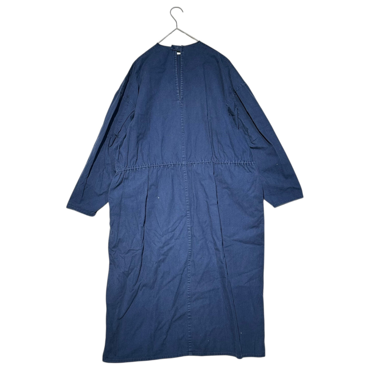 Y's 80s Long Sleeve Cotton Hospital Dress Blue Size FREE