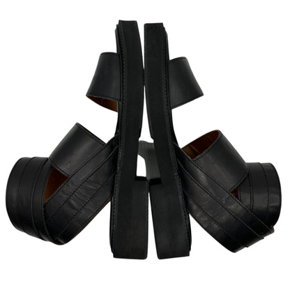 COMME des GARCONS JUNYA WATANABE Leather Sandals Size M