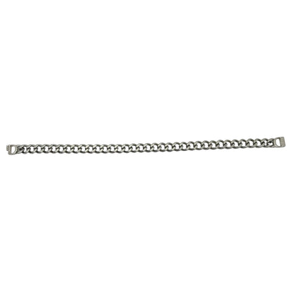 Christian Dior CD ICON Chain Link Necklace Silver