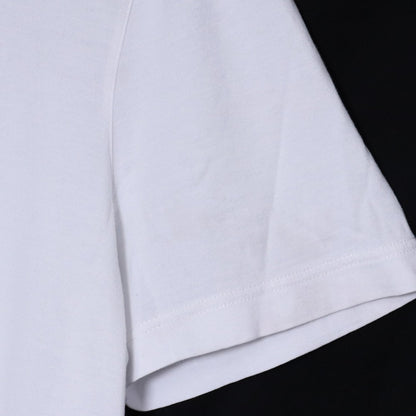 LOUIS VUITTON Circle Logo Cotton T-Shirt White Size L