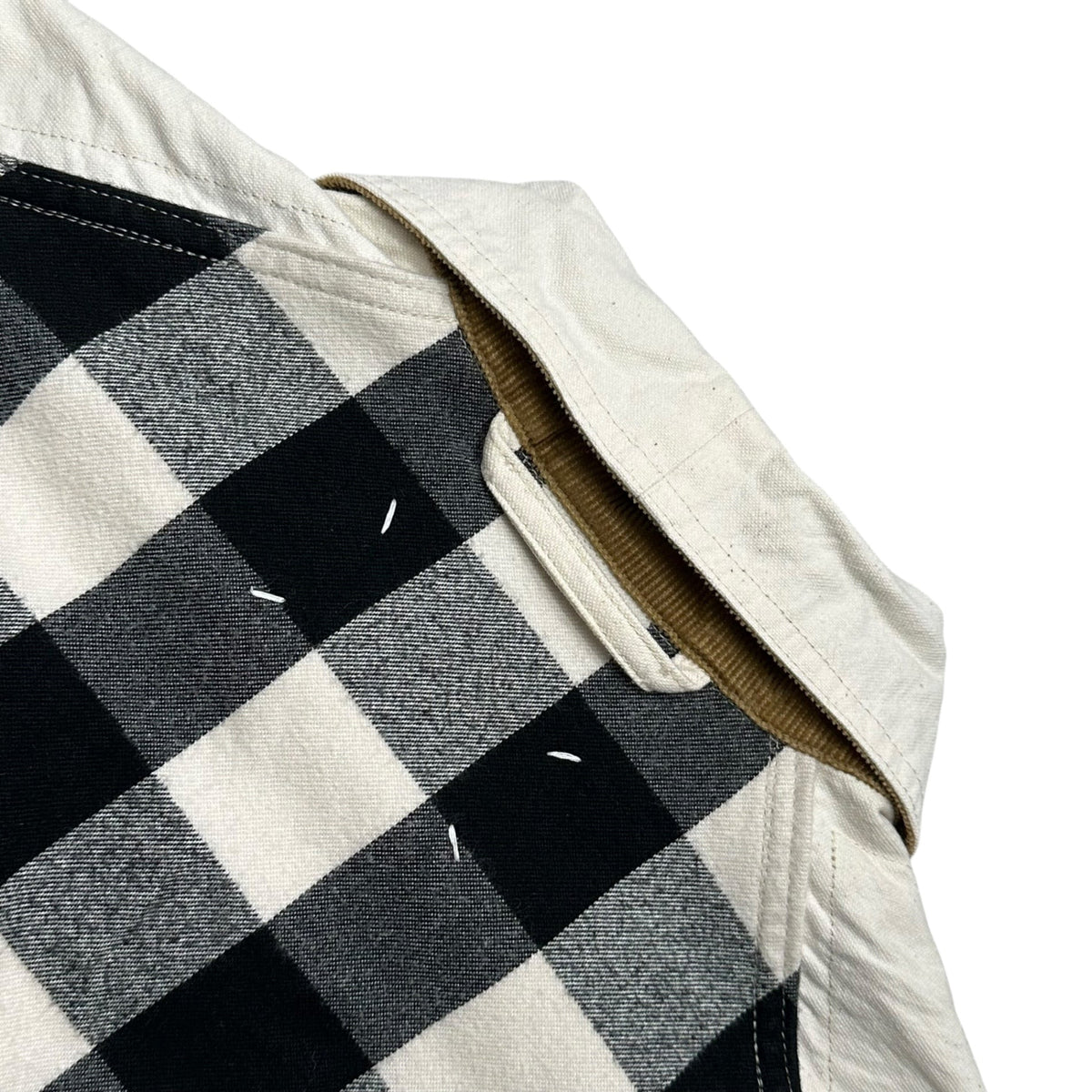 MAISON MARGIELA 22SS 4-Way Check Cotton Jacket Size 36