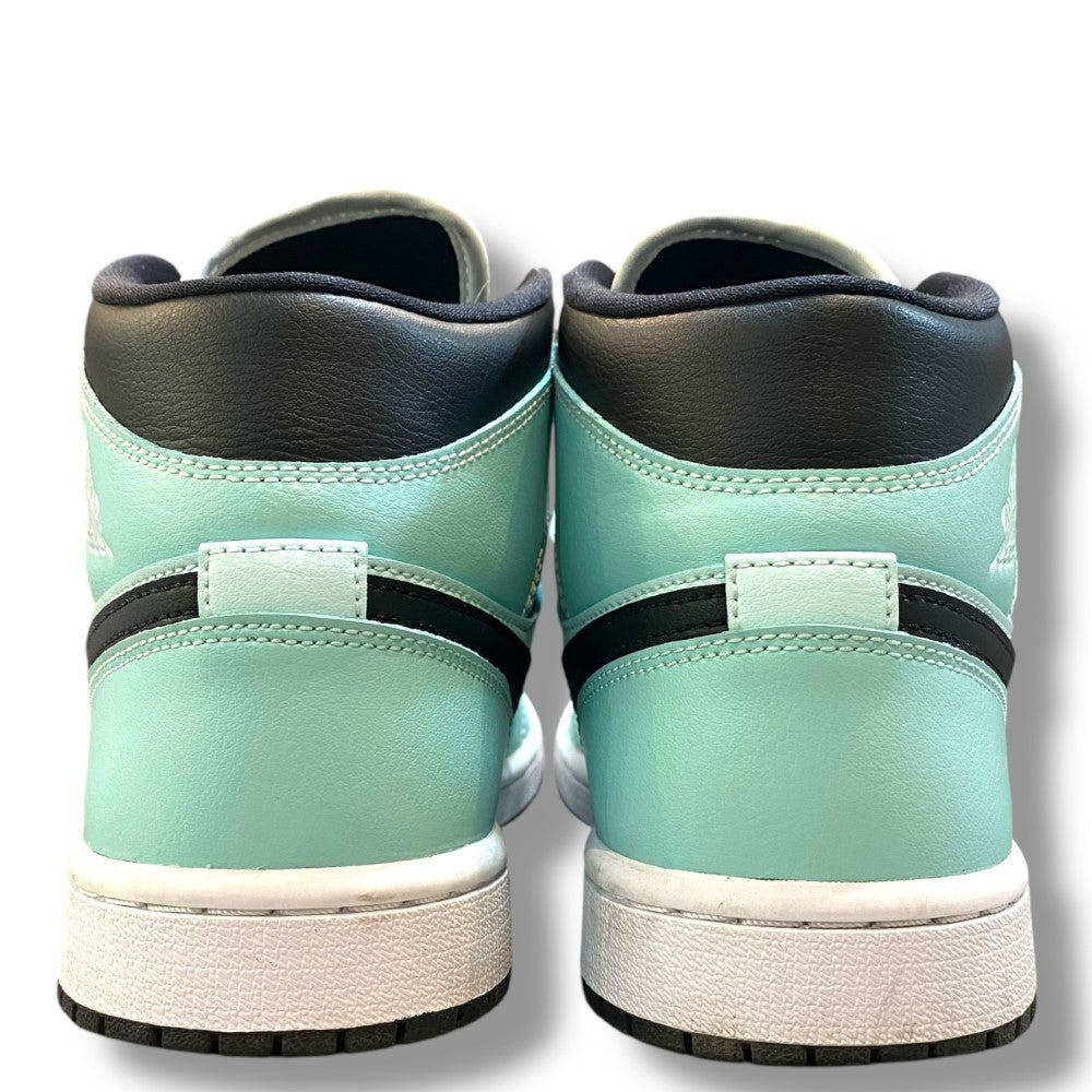 NIKE WMNS Air Jordan 1 Mid Aqua Blue Sneakers Size 25cm