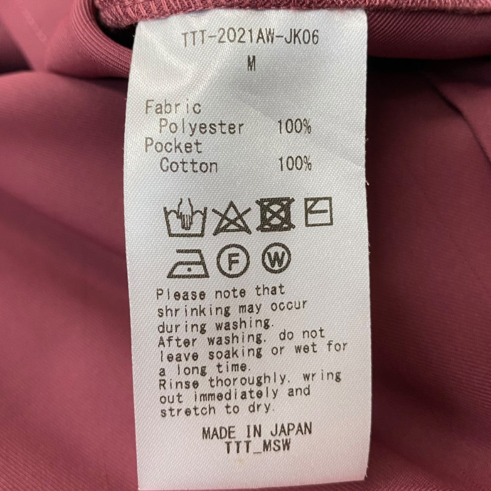 TTT MSW 21AW New Standard Polyester Work Jacket Size M