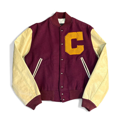 Vintage 60s Champion CMU Red Varsity Jacket Size M