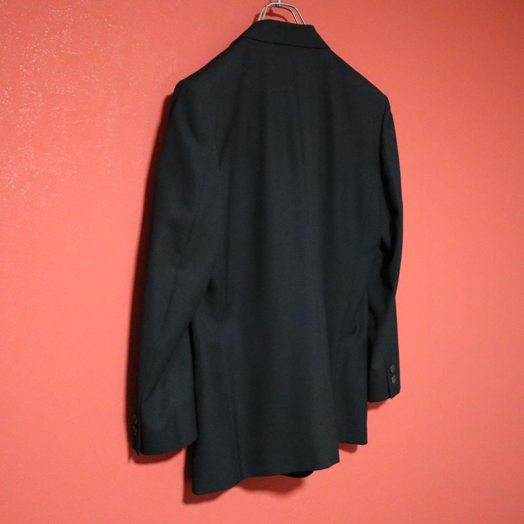 ISSEY MIYAKE 94AW Wool Silk Peak Lapel Blazer Black Size M
