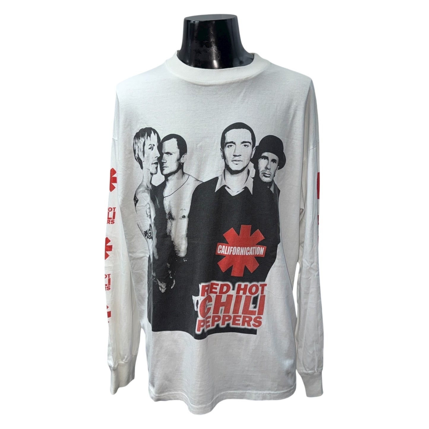 RED HOT CHILI PEPPERS CALIFORNICATION Long Sleeve T-Shirt Red Size XL