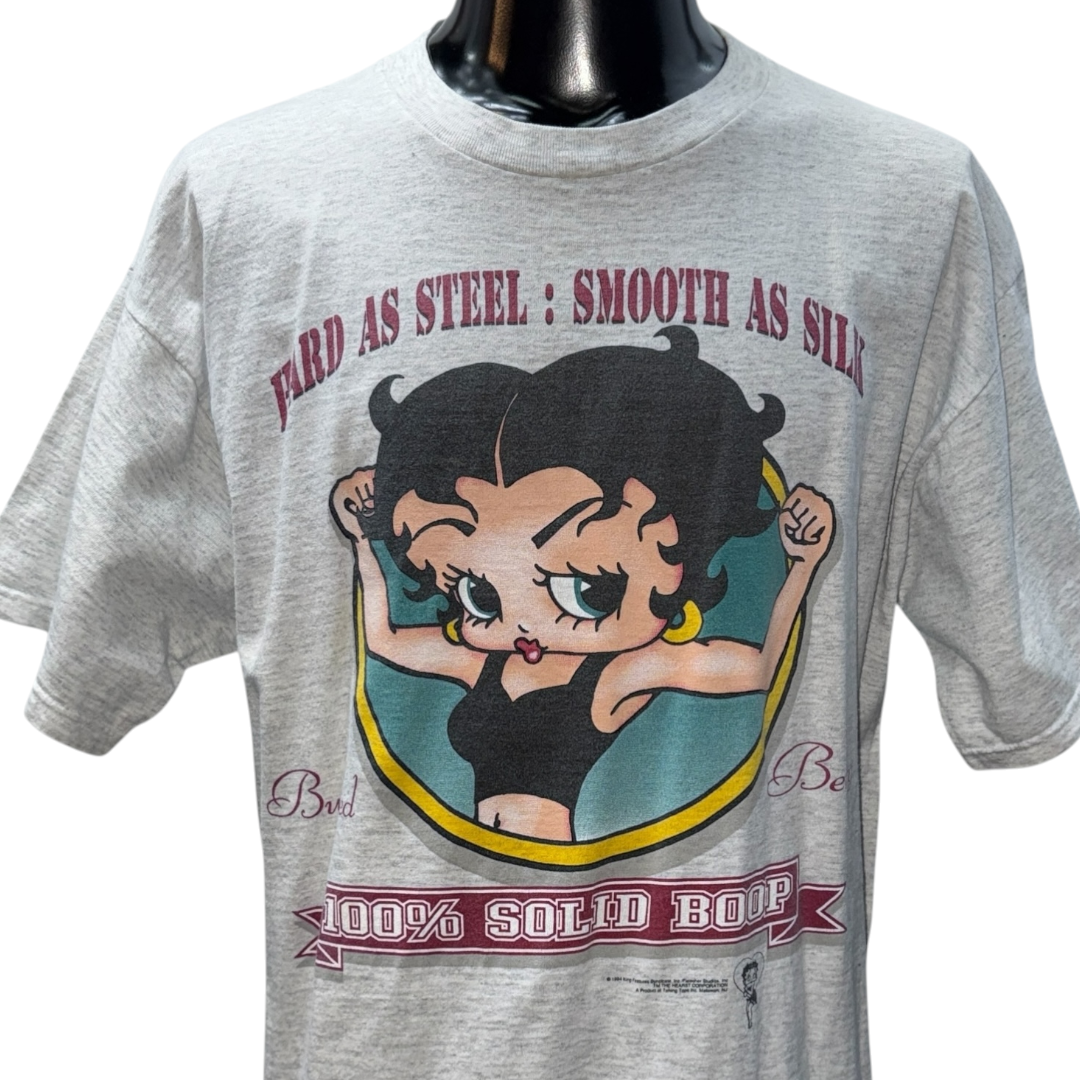 BETTY BOOP 94s HARD AS STEEL T-Shirt Size XL