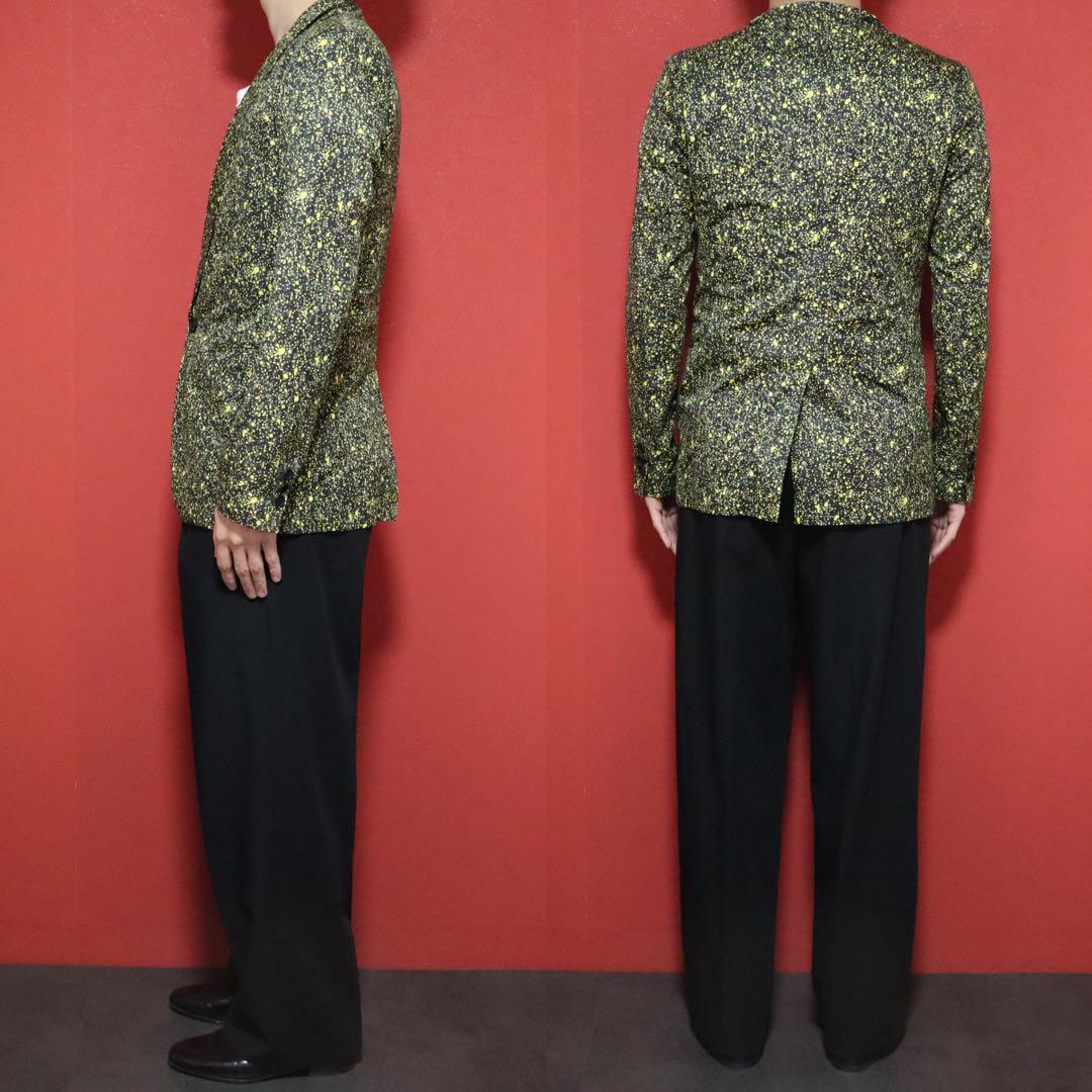 JOHN LAWRENCE SULLIVAN Yellow Pop Dot Pattern Jacket Size XS
