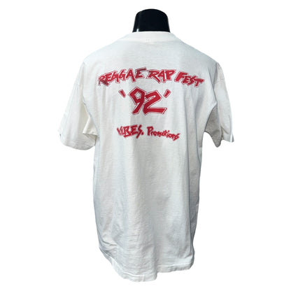 REGGAE RAP FEST '92 90s V.I.B.E.S '92 T-Shirt Size XL