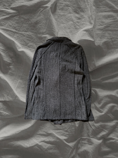 bajra Cotton Inside Out Layered Jacket Dark Grey Size 2
