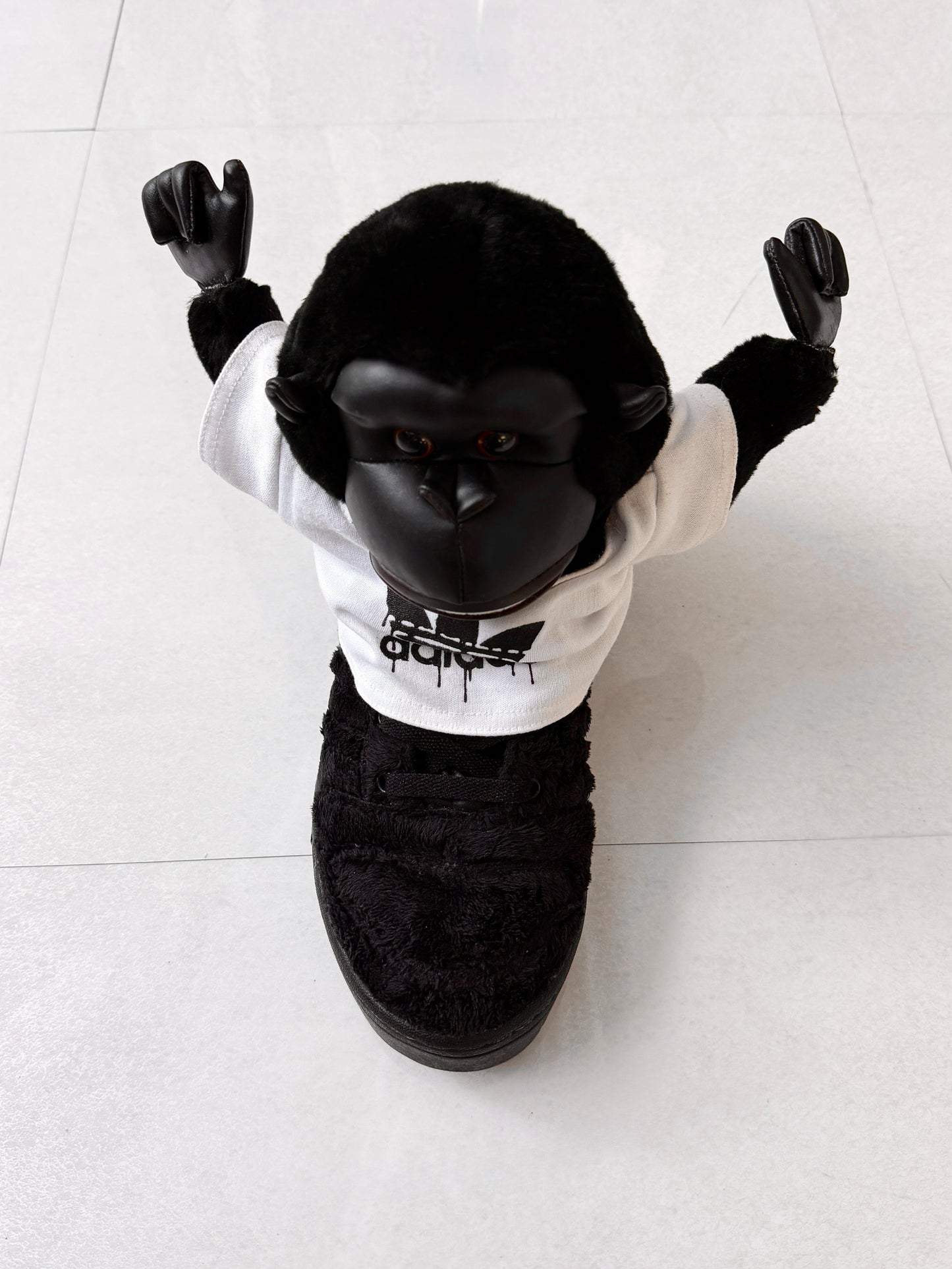 Jeremy Scott x Adidas Gorilla Design Sneakers Size 27.5cm