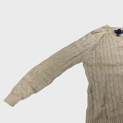 Lands' End 90s Cotton Knit Sweater Size M