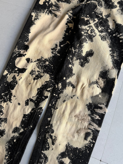 MILKBOY Bleached Splatter Denim Jeans