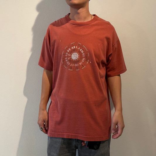PEARL JAM 90s T-shirt Red Size XL