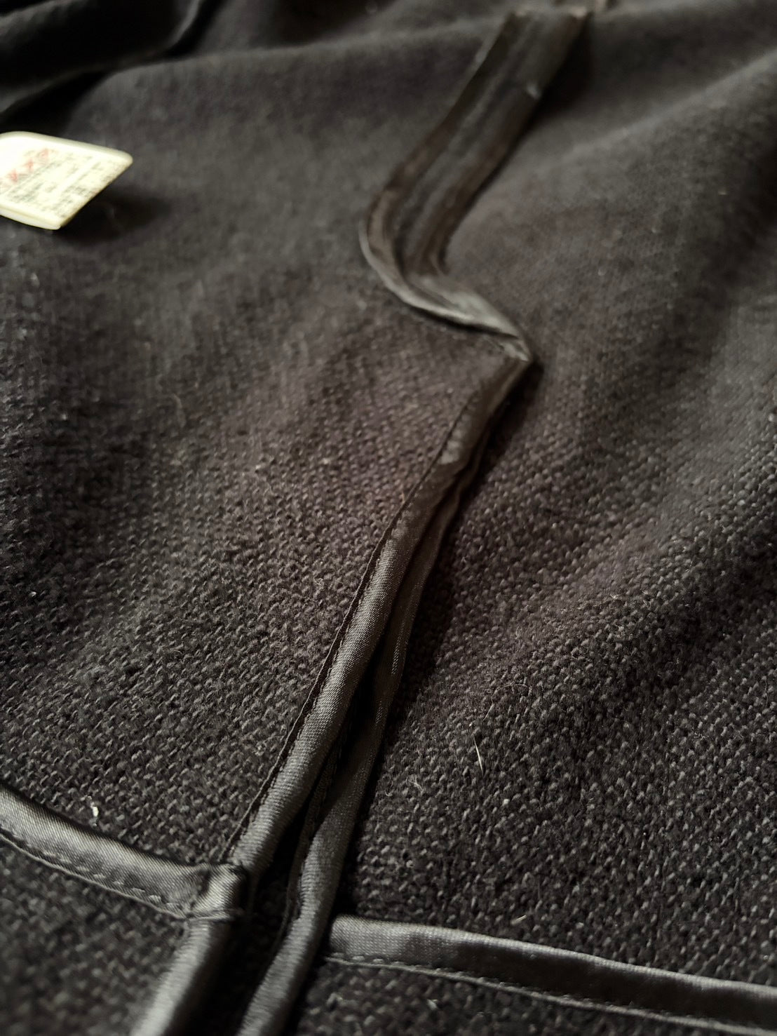 GIORGIO BRATO 2010s Artisan Cotton Blazer Black Size 48