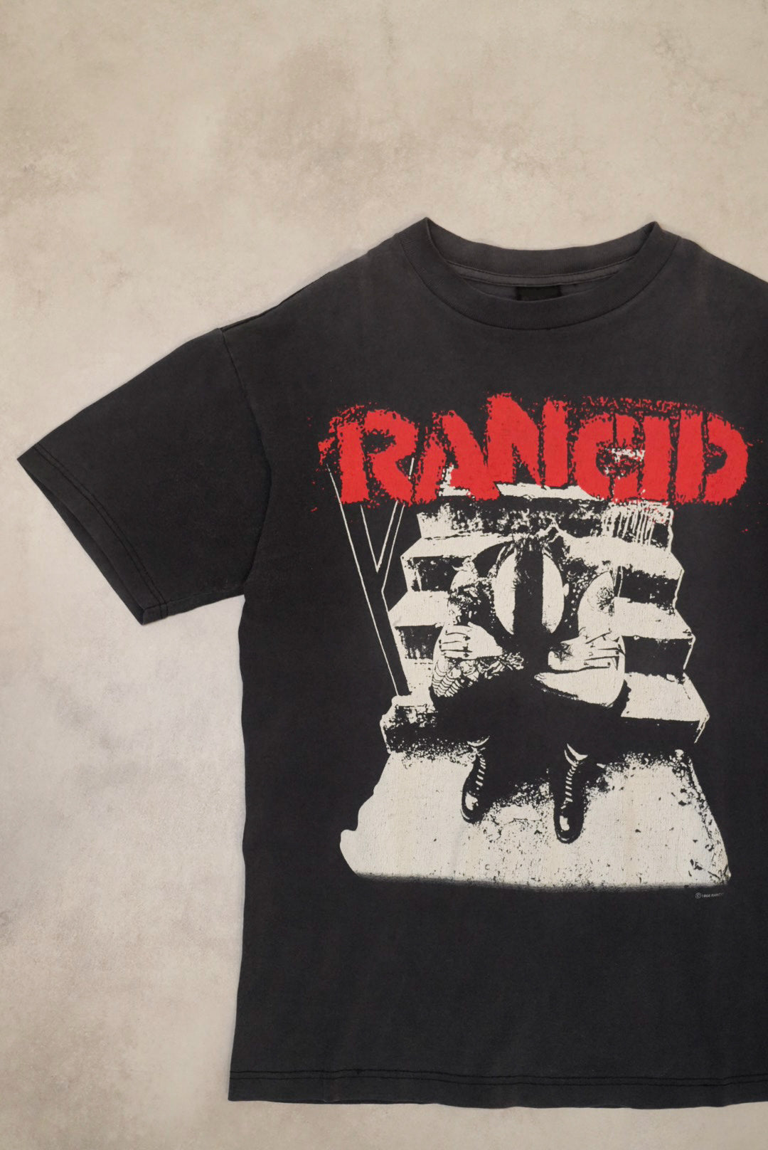 RANCID tee 90s ©1996 Band T-Shirt Black Size M