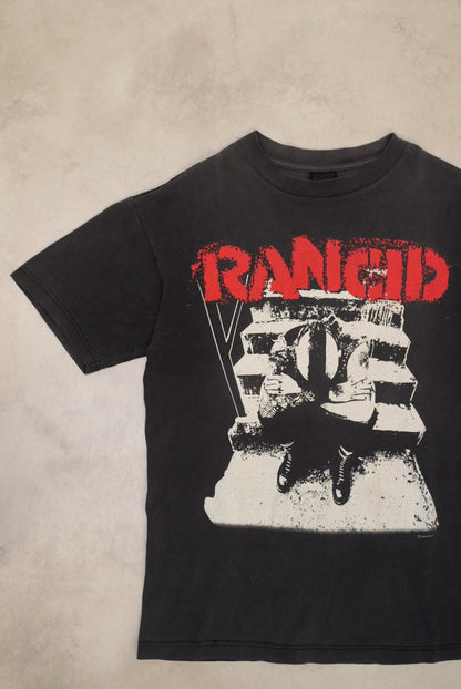 RANCID tee 90s ©1996 Band T-Shirt Black Size M