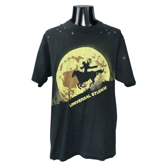 Universal Studios 90s COWBOY & MOON T-Shirt Size XL