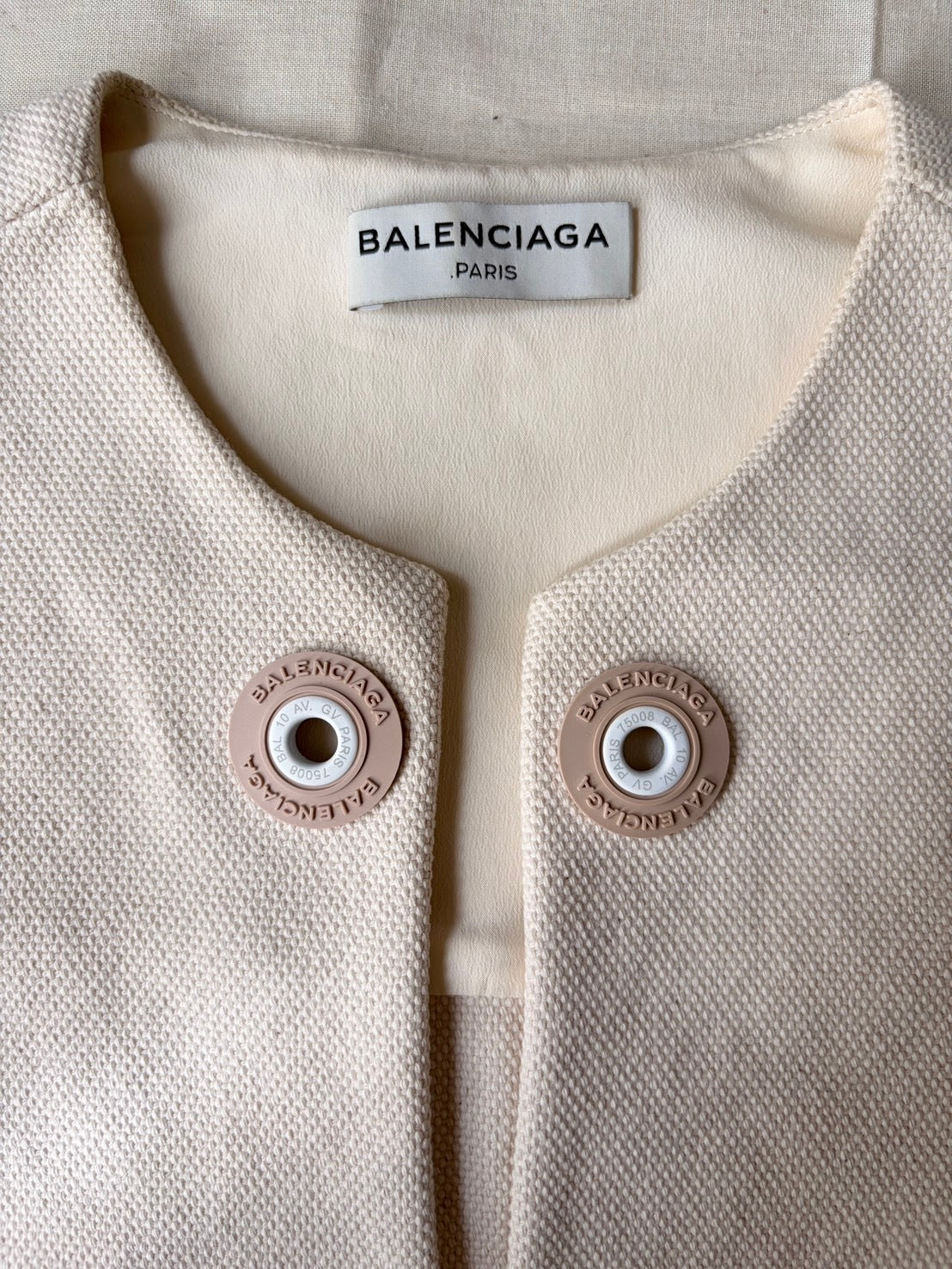 BALENCIAGA 14AW Heavy Cotton Vest White