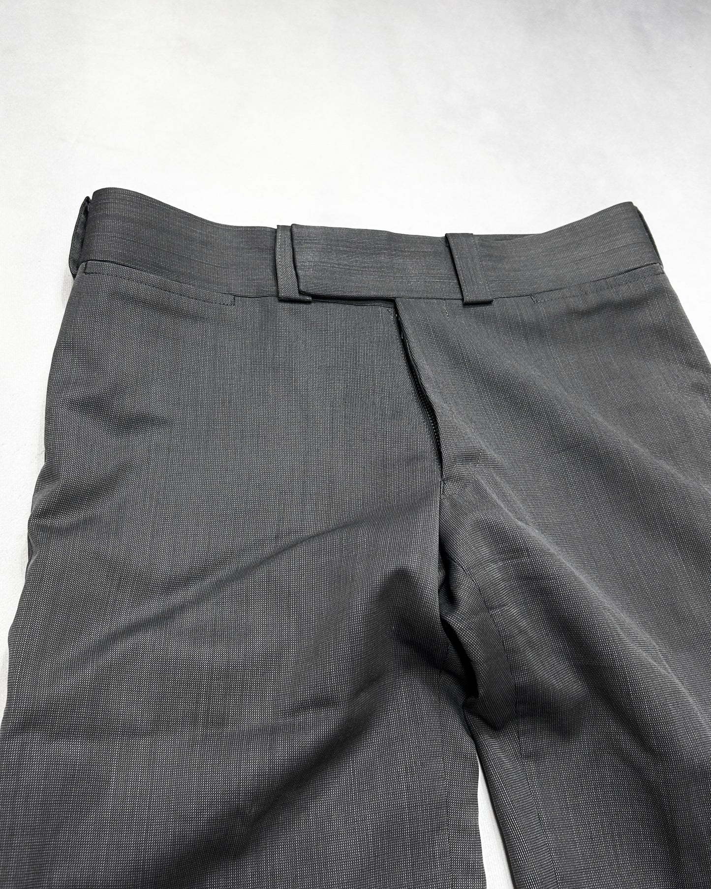 Comme des Garcons Gray Wool Flared Trousers (F/W2018) Size S