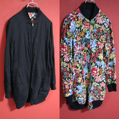 Yohji Yamamoto Y's Floral Reversible Zip Jacket Size 2