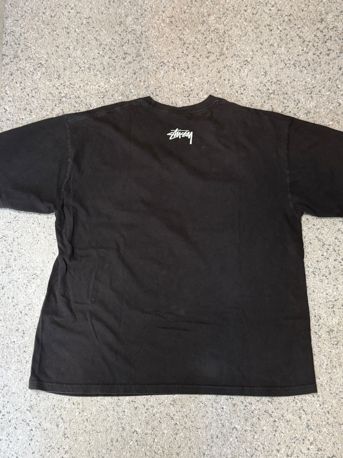 STUSSY Funky Kids T-Shirt Black Size XL