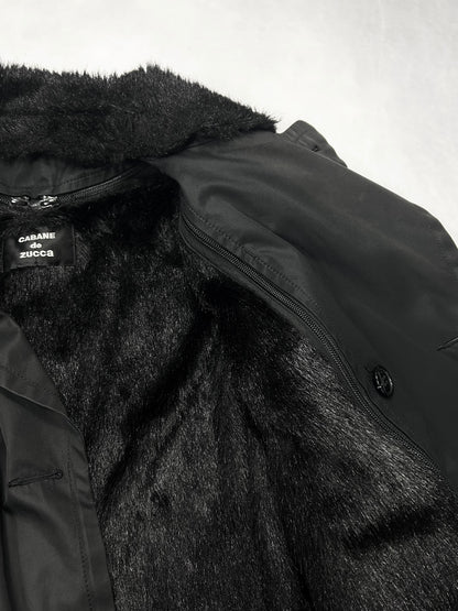 CABANE de ZUCCa F/W2007 Fur Collar Double Coat Size S