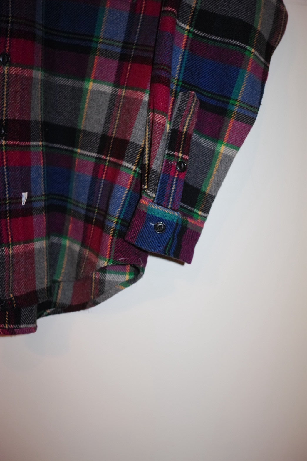Polo Ralph Lauren 90s Wool Blend Plaid Shirt Size M