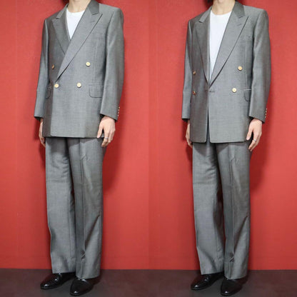 Vintage Burberrys Double-Breasted Wool-Mohair Jacket Size XS